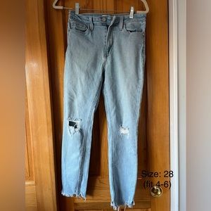 Size 28. Sits like a 4